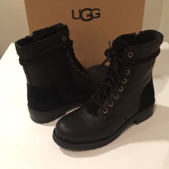 ugg kilmer boot with exposed wool